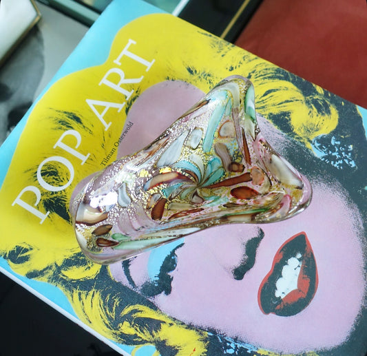 Pastel Bizantino Murano glass dish