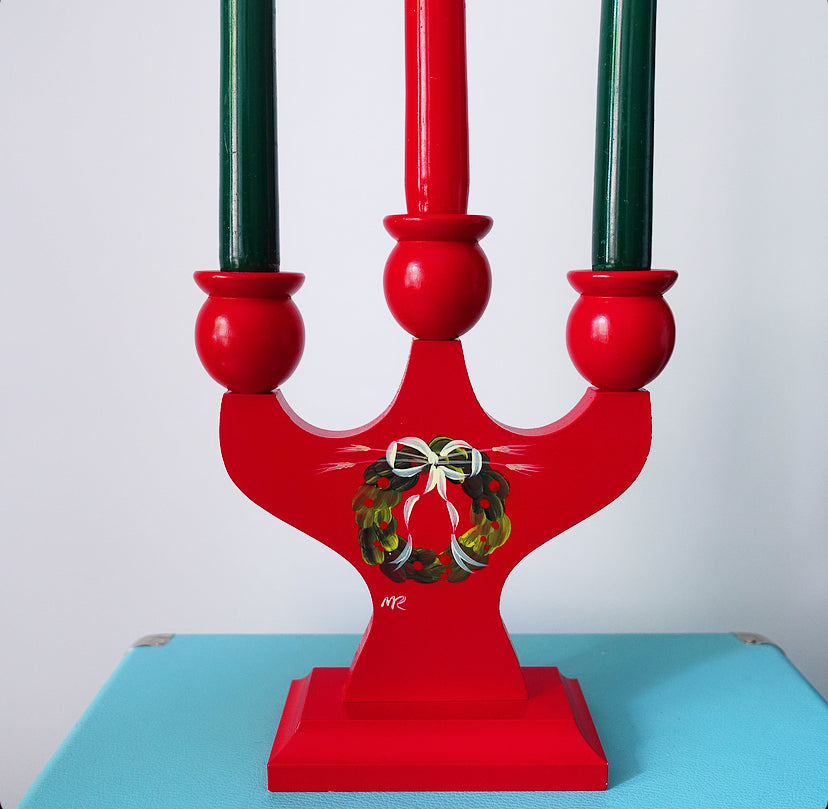 Swedish Wreath candelabra