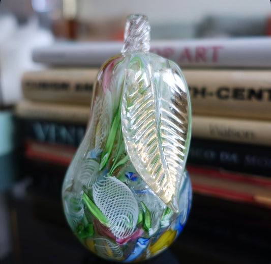 Bizantino Murano glass pear