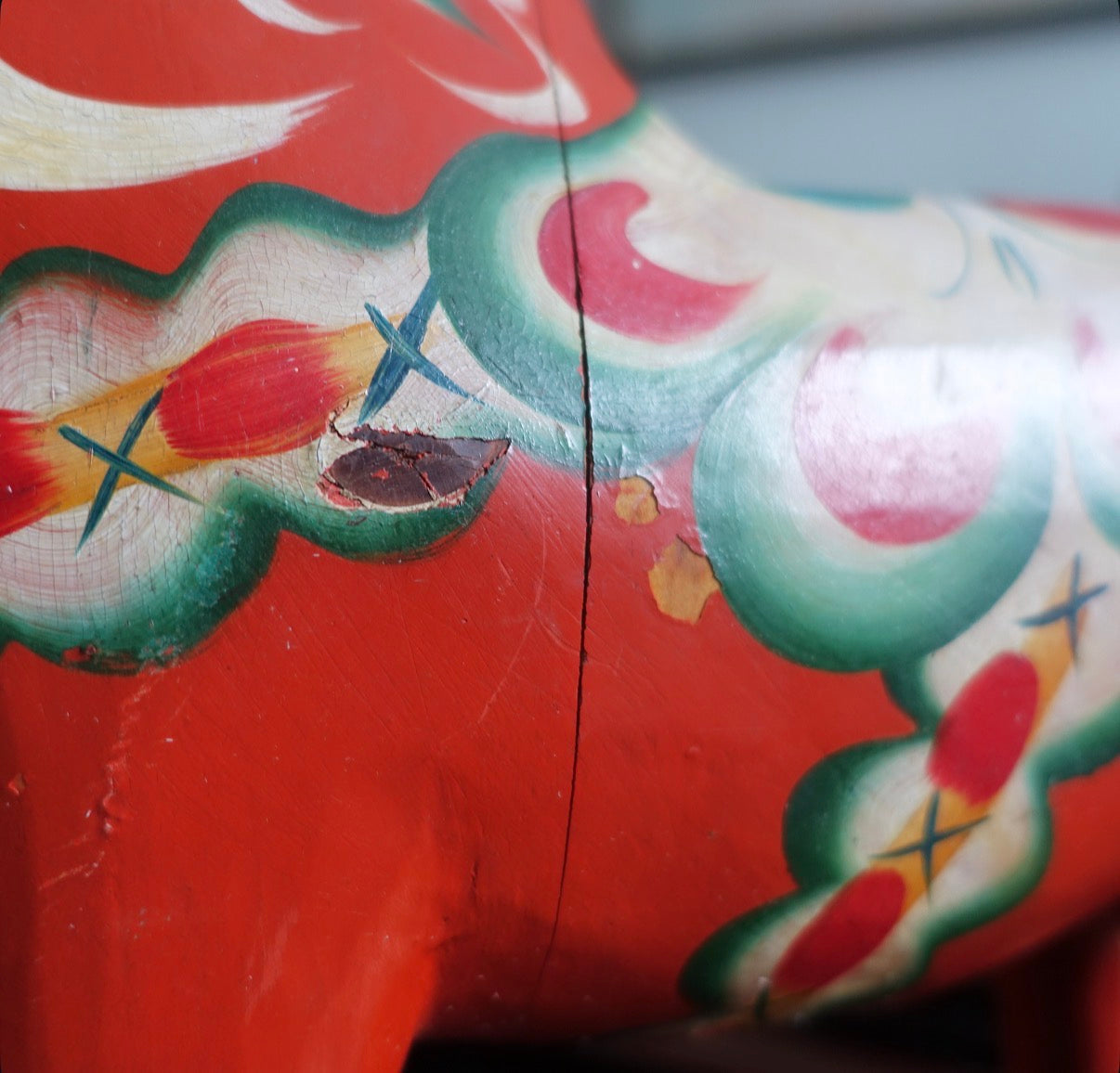 12 1/4 inch Swedish Dala horse