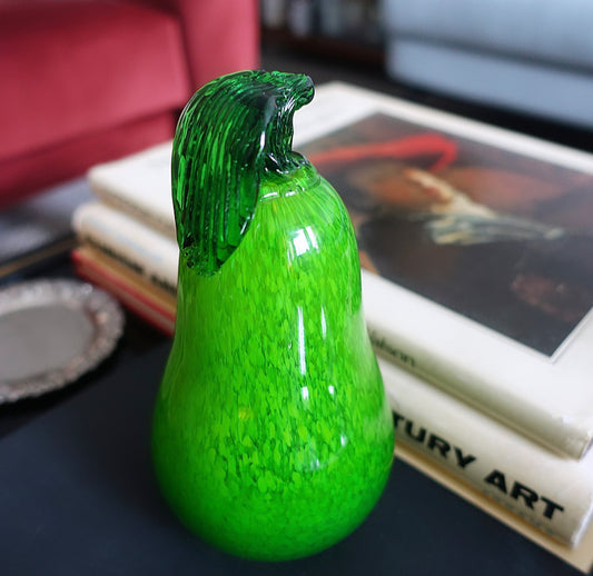 Large Art Glass Pear