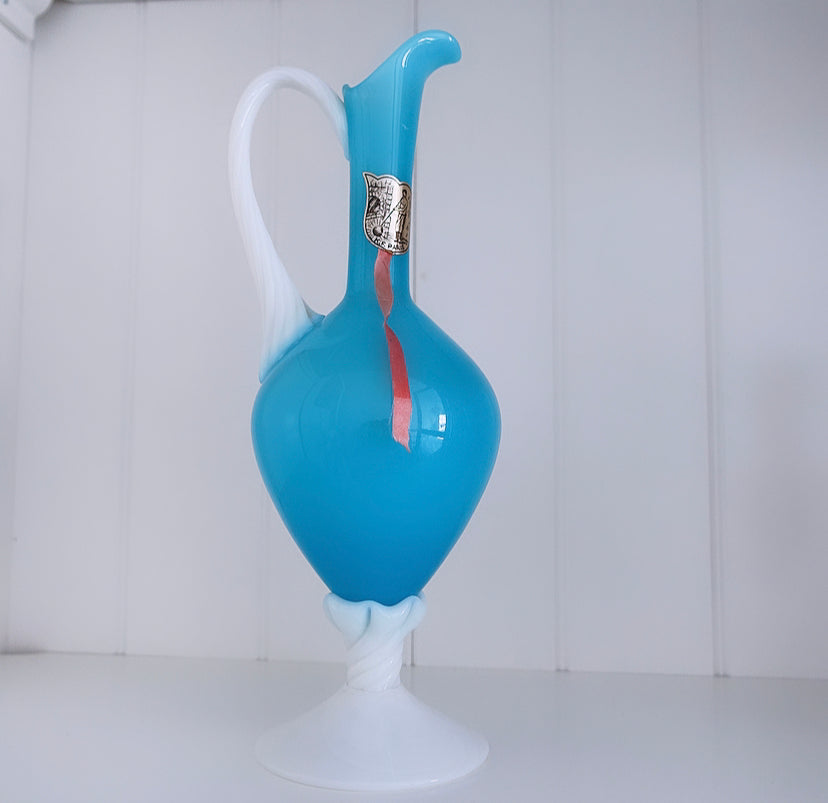 Mid-Century Opaline Glass Jug