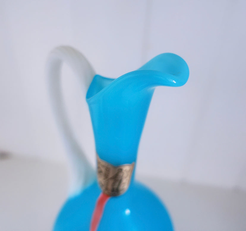 Mid-Century Opaline Glass Jug